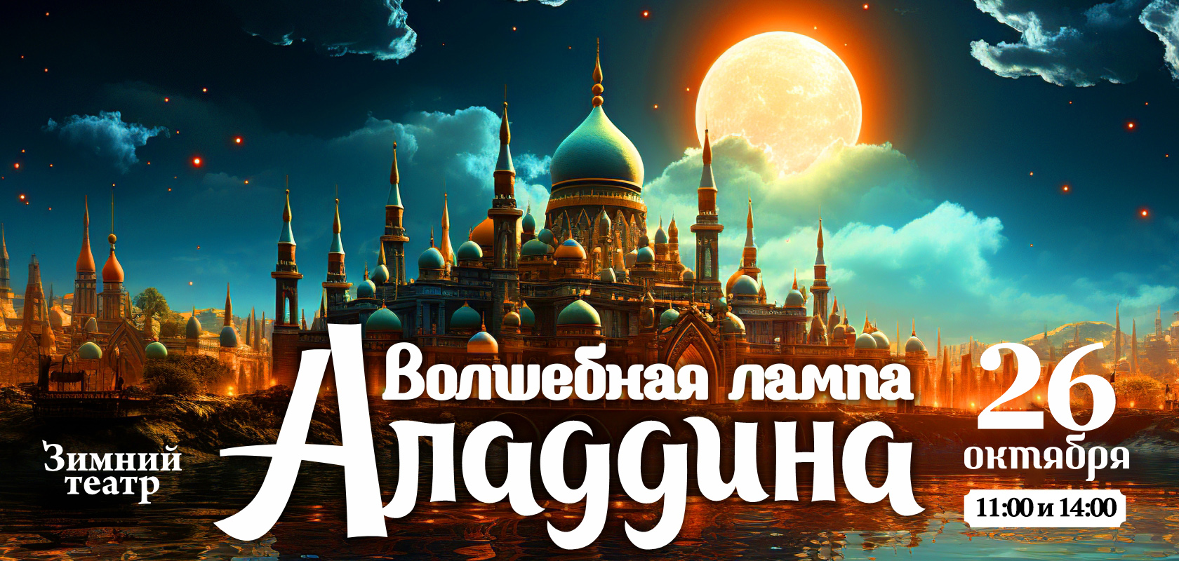Детский спектакль «Волшебная лампа Аладдина» Шахтинский драматический театр